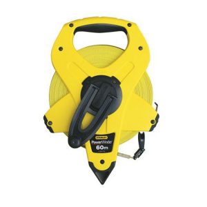 CINTA MÉTRICA DE FIBRA DE VIDRIO POWER WINDER STANLEY 60m (2-34-775)